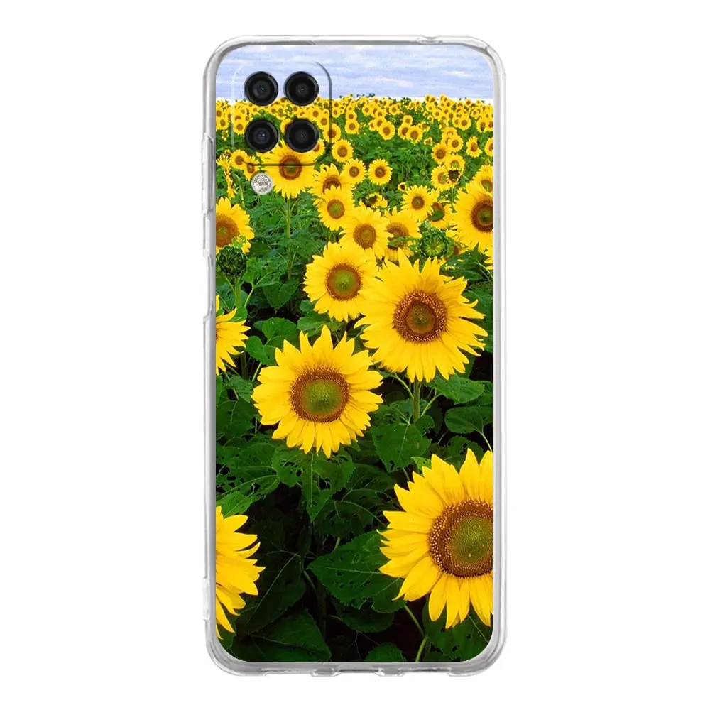 Sunflower Clear Soft Phone Case