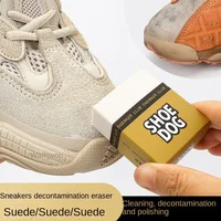 Suede Shoes Eraser Portable Sheepskin Matte Leather Fabric Care Shoes Cleaning Tools Leather Cleaner Rubber Block Shoe Brush 2