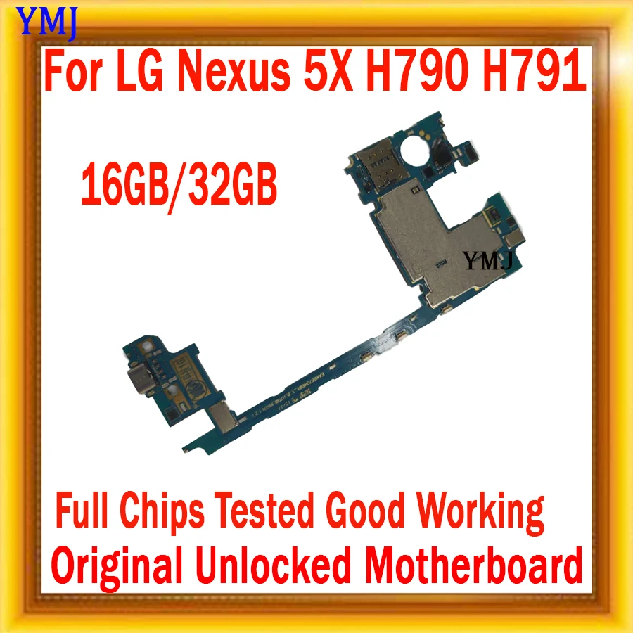 

For LG Nexus 5X H790 H791 Motherboard Original Unlocked Mainboard With Android System Good Tested With Full Chips Logic Board