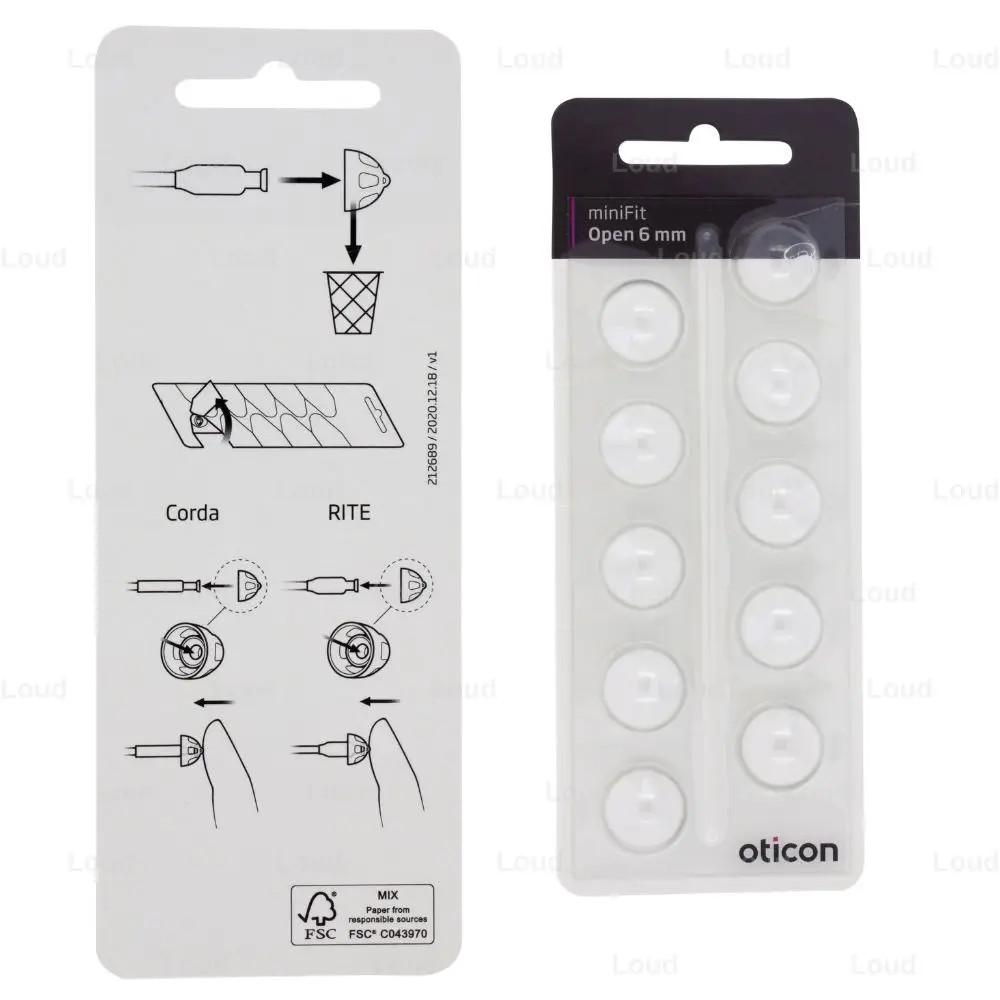 Hearing Aid Domes Hearing Aid Domes for Oticon hearing aid Replacements Oticon Minifit Open Domes 8mm/10 mm(Open 6mm/8mm)