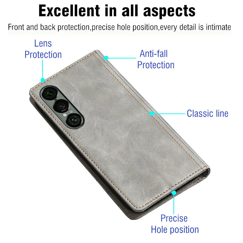 Premium Flip Case for Sony Xperia - Sleek and Durable Protection