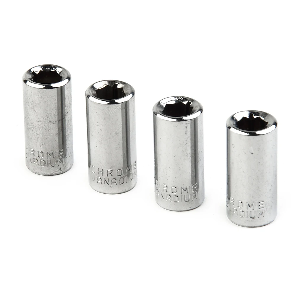 4Pcs 1/4 "Vierkant Stick Zu 1/4" Hex Buchse Bits Konverter Schraubendreher Bit Adapter Quick Release Mpact Buchse Adapter – Detail 11