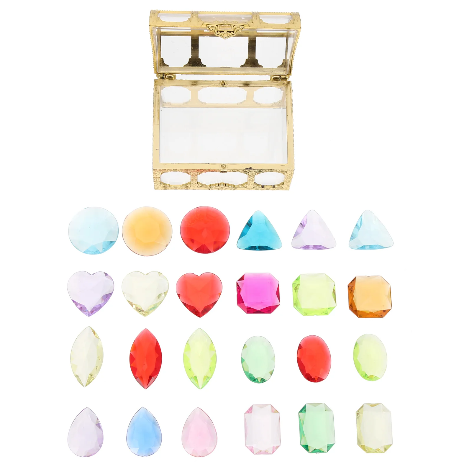 Treasure Pirate Pool Chests S Box Divingdiamond Swimming Kids Jewels Dive Diamonds Favors Party Set For