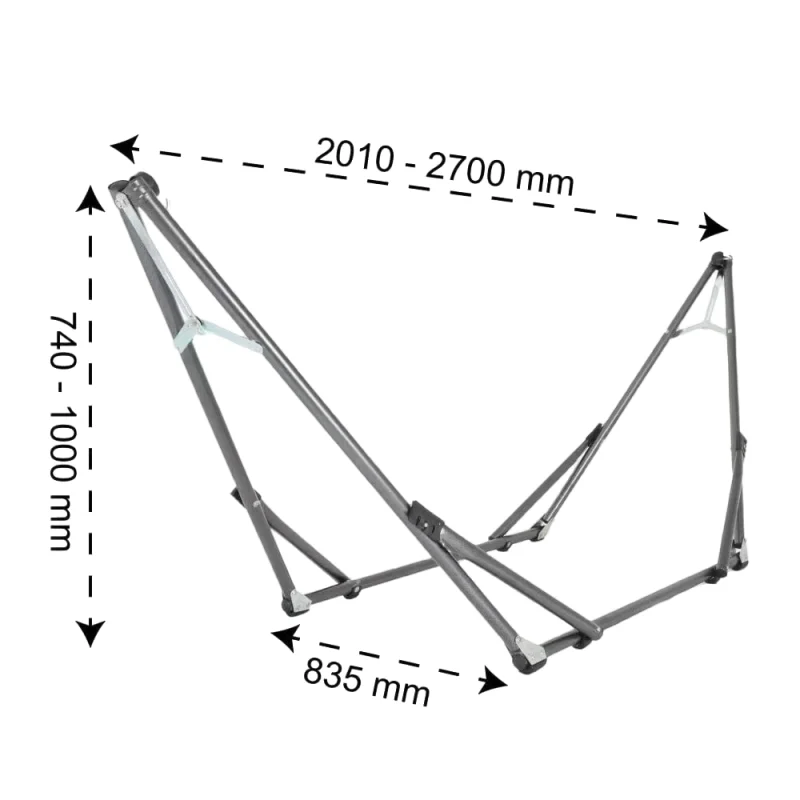 2 in 1 Hammock And Swinging Chair Outdoor Camping Swing Hammock Frame Portable Indoor-Outdoor Adjustable Folding Single Bracket Camping Hammock,Hammock Swing Chair