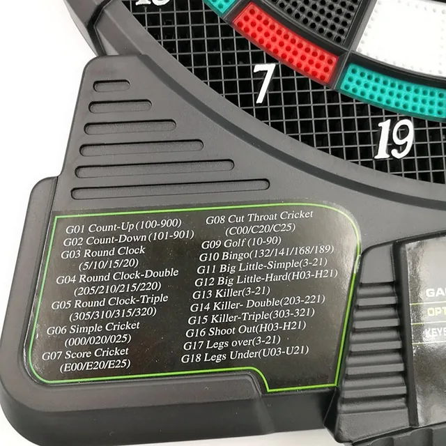 Set Freccette Professionali GUBOOM - Punta Plastica 18g, Con Bersaglio Elettronico, 6 Voli