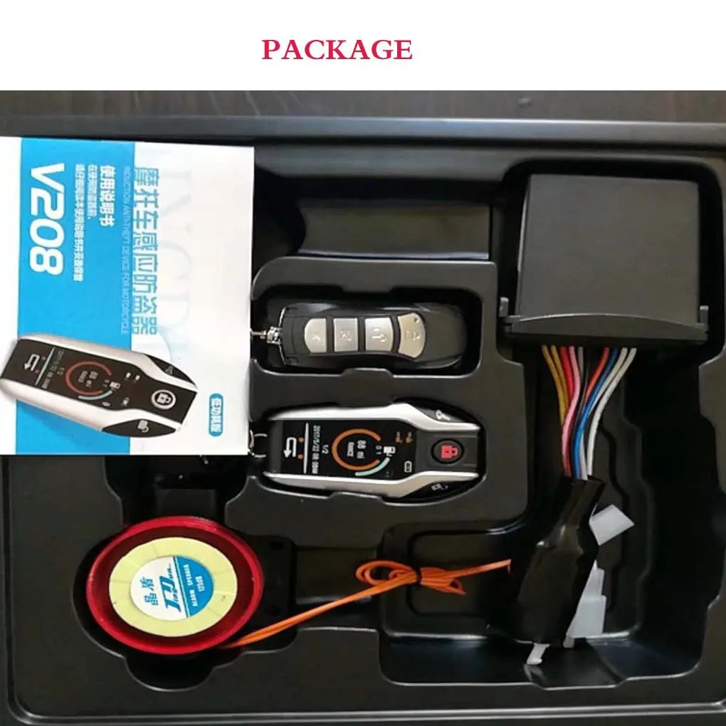 Motorcycle Anti-Theft Two-way Security Alarm and PKE Automatic Induction Start Flameout Motorbike Accessories motorcycle alarm,wireless vibration alarm,anti theft alarm