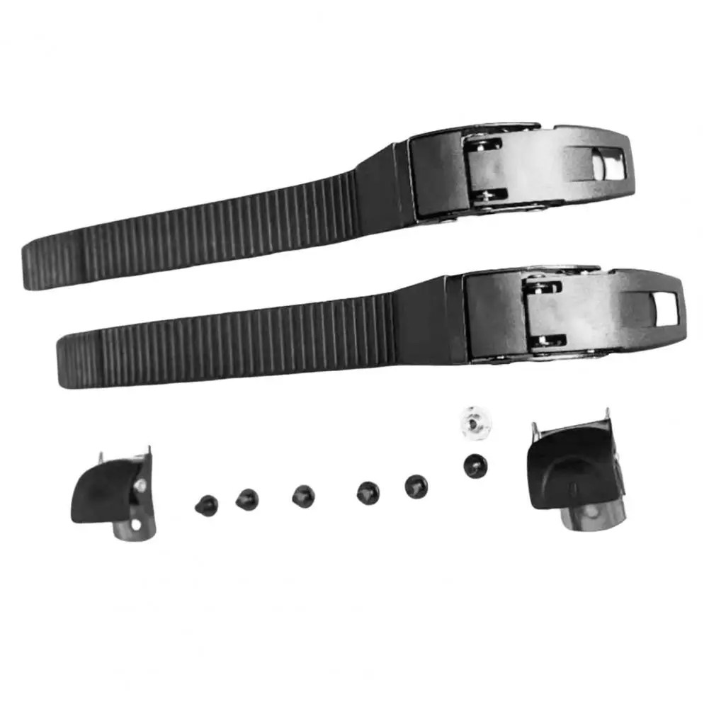 

1 Set Skates Universal Buckle Faux Leather Skates Fixing Holder Easy Installation Roller Inline Skates Buckle Belt Fixed
