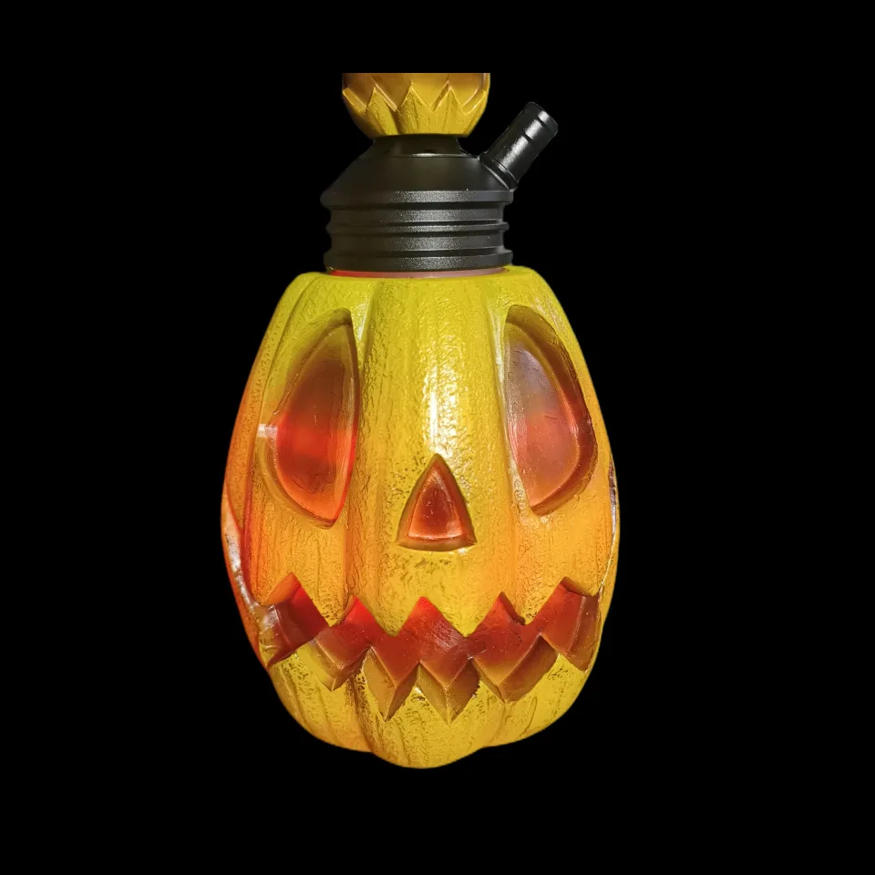 Pumpkin-Model Arabian Hookah Set with Color Light and Resin Process Bongs in Australian