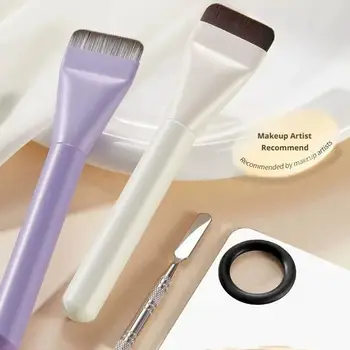 Pennello per fondotinta professionale Testa di scopa Fondotinta liquido Trucco Correttore viso Strumenti donna Pennelli Base Ombra Bellezza