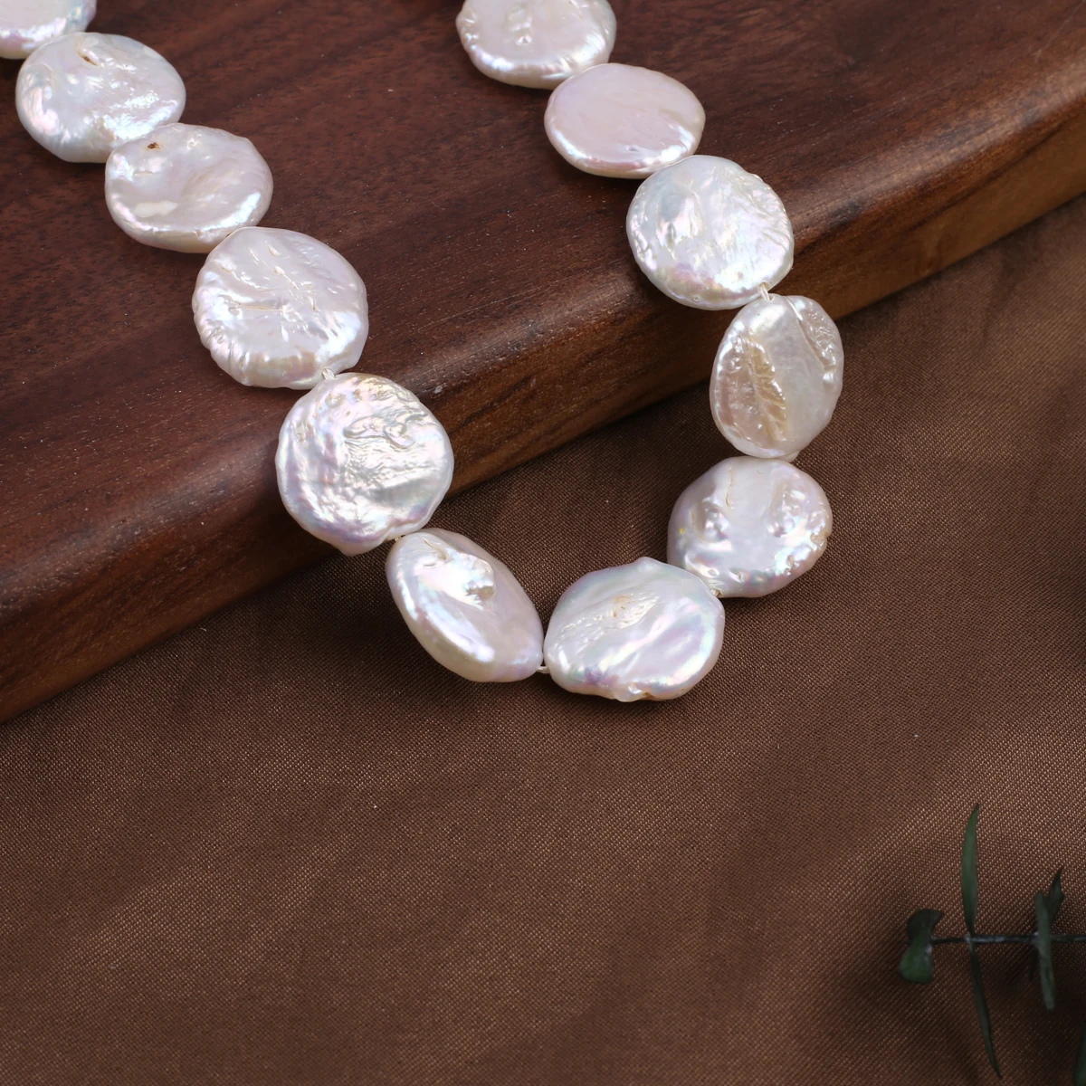 High Quality Natural Freshwater Pearl Circular Loose Spacing Bead Charm Necklace Bracelet Earring Accessories DIY Gift for Women