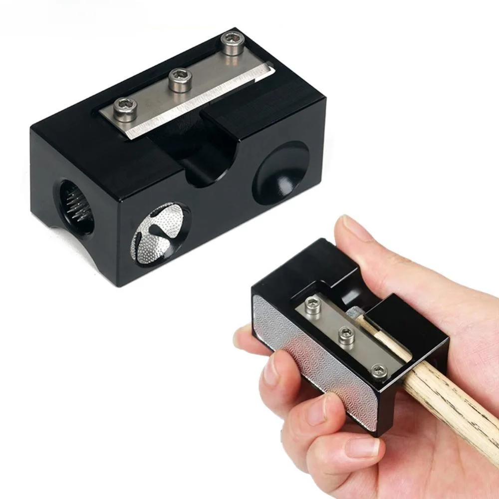 Billiard Cleaning Supplies Billiard Cue Multi-Functional Leather Head Repair Tool Head Cleaning Polishing Needling Tool Sharpener Shape 8-In-1 Equipment