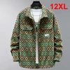 Vintage Denim Jacket Men Streetwear Cargo Jacket Coat Plus Size 11XL 12XL Spring Autumn Denim Coat Big Size 10XL 1