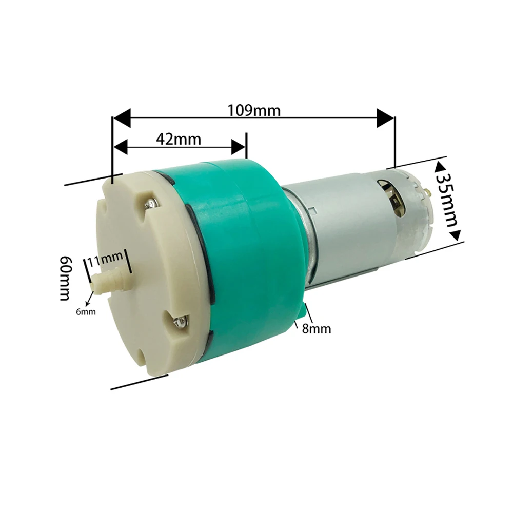 R555 그린 고온 진공 펌프, 미니어처 전기 공기 펌프, 피트니스 장비, 미용 기기, 12V, 24V