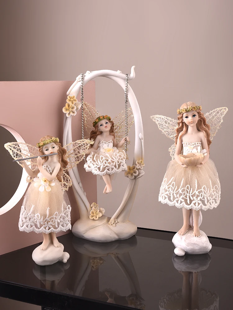 Mini figurine Angel with Flower