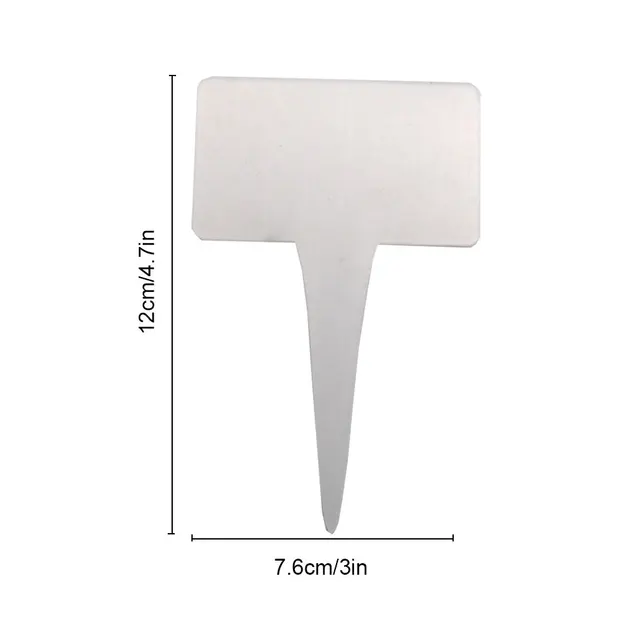 12Db/Beállított Akrilkertészeti Címke Jelző Virág Növény Cserepes Jelölése 2Mm Átlátszó Beillesztés Pillangó Padló Dugó Kézírás Új - Image 6