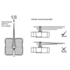 DIY Wall Clock Movement Mechanism Kit Repair Replacement Parts For 35-40cm Clock Panels Mute Accessories Home Decorative Crafts 5