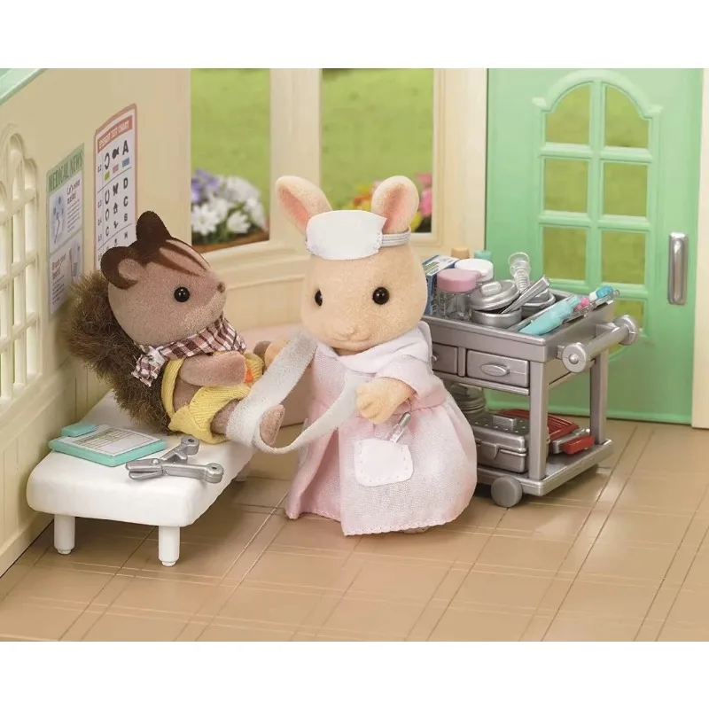 Sylvanian Families original accessories clothes furniture houes  forest small clinic doll birthday gift 5094 3