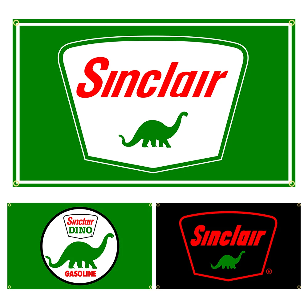 90x150cm Sinclairs MOTOR Oil Flag Polyester Printed Racing Car Decoration Banner Tapestry