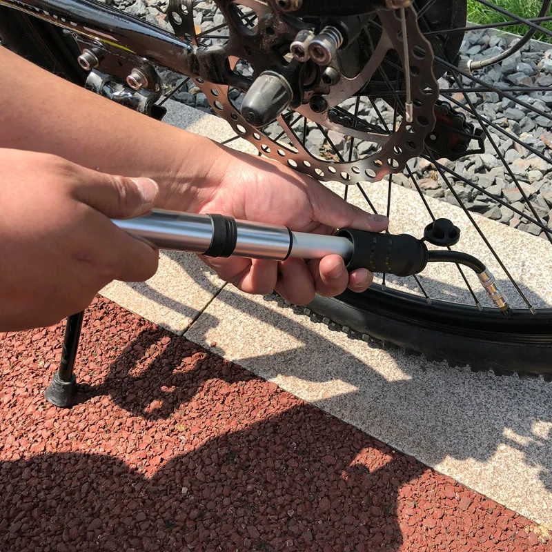 WILD MAN Alloy Mini Bike Pump Portable Cycling Air Pump Mountain Bicycle Air Pump Mtb Accesorios Schrader Presta Valve 100 Psi - Image 6