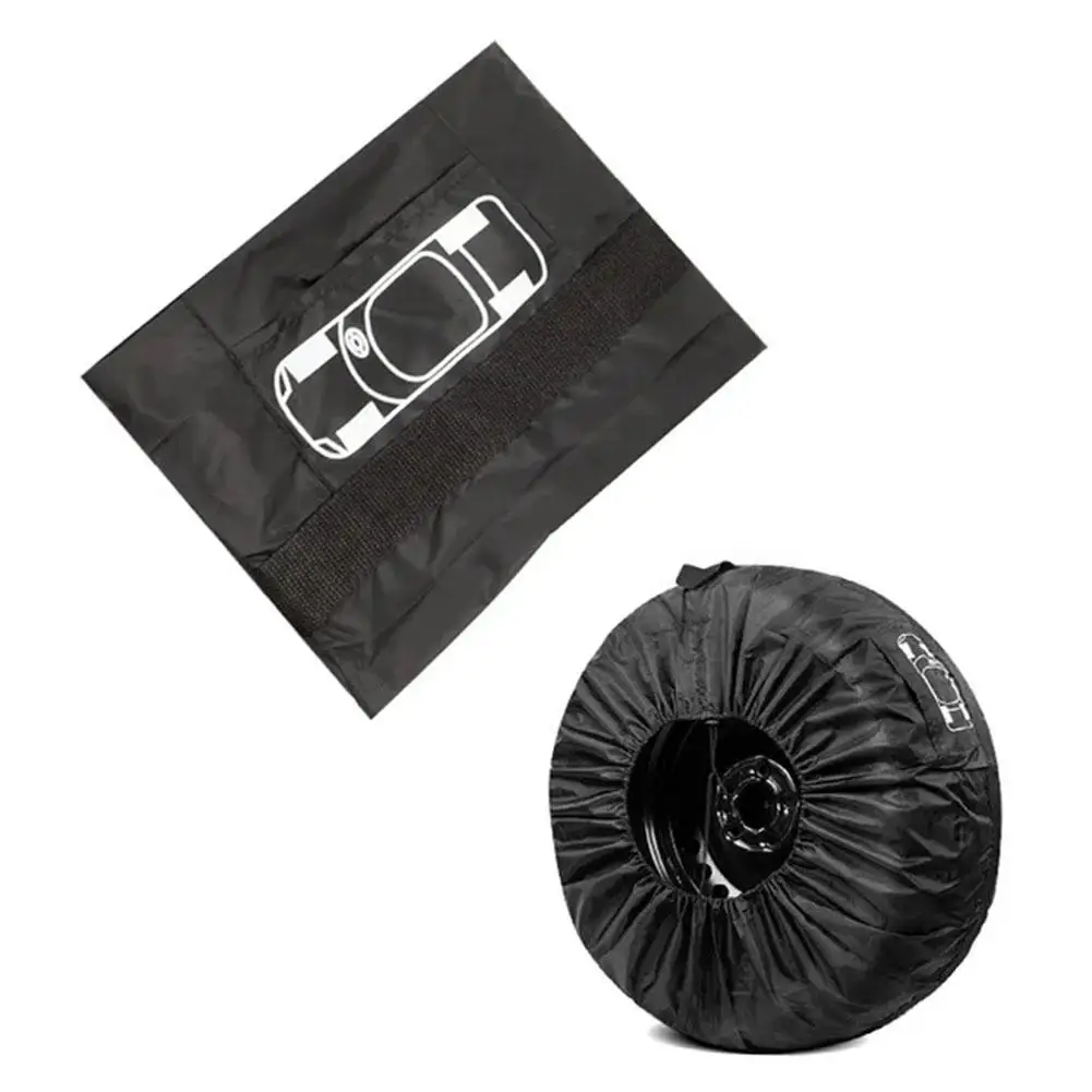 Reifen-Aufbewahrungstaschen, 13–18 Zoll/19–23 Zoll, staubdicht, wasserdicht, universelle Auto-Ersatzabdeckung, Fahrzeug-Radschutz, tragbare Tasche – Detail 4