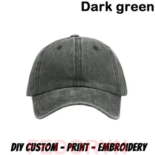 Fedoryn Custom Logo Baseball Cap for Men and Women DIY Design Letter Embroidery Retro Hat Customize Cap Graphic Print Wholesale - Image 12