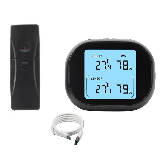 Indoor Outdoor Thermometer Wireless Inside Outside Thermometer And Humidity  Gauge Digital Wireless Outdoor Temp Gauge With - AliExpress