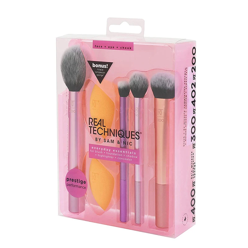 Real Techniques Professional Makeup Brushes Set Foundation Powder Contour Blush Concealer Eyeshadow Blending Cosmetic INS