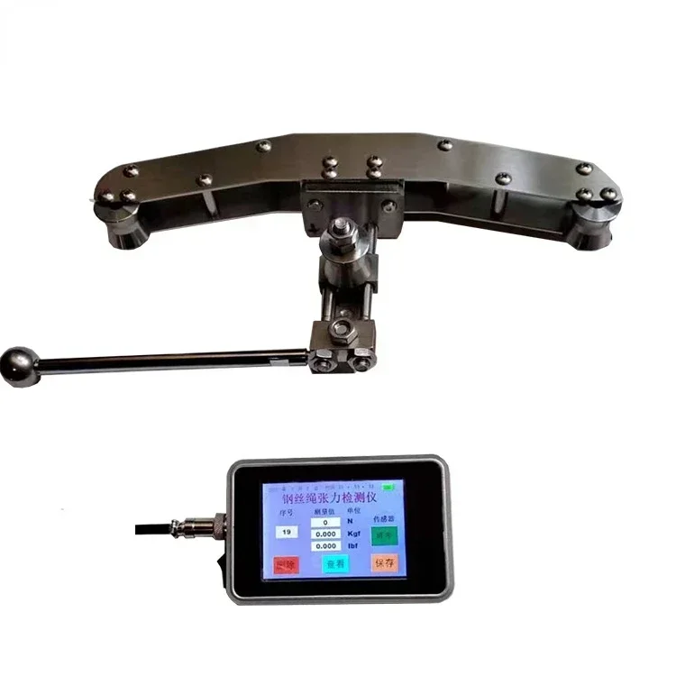 

Elevator evaluation rope tension tester Wire rope tension tester