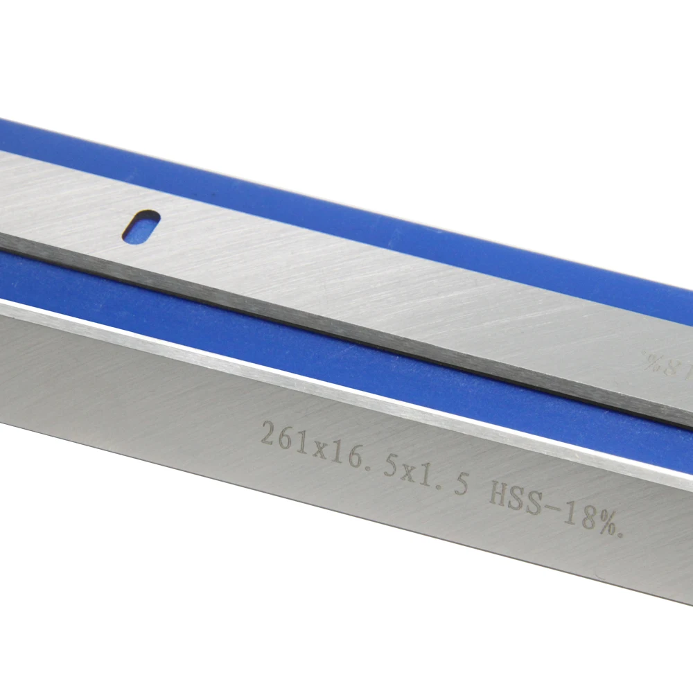 1 Pair 261mm HSS Thickness Planer Blade 261x16.5x1.5mm Wood Planner Knife Woodworking Tools For Scheppach HMS1070 & JET JPT-10B woodworking tools,planer blades