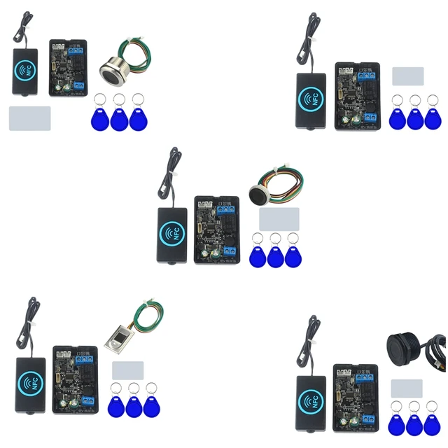 The New Fingerprint Access Controller NFC Electric Lock Control Relay Module IC Card Induction Switch 1