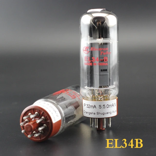 真空管EL34 ShuGuang EL34-B 真空管は 6CA7 EL34B 6P3P 5881 6550 KT88