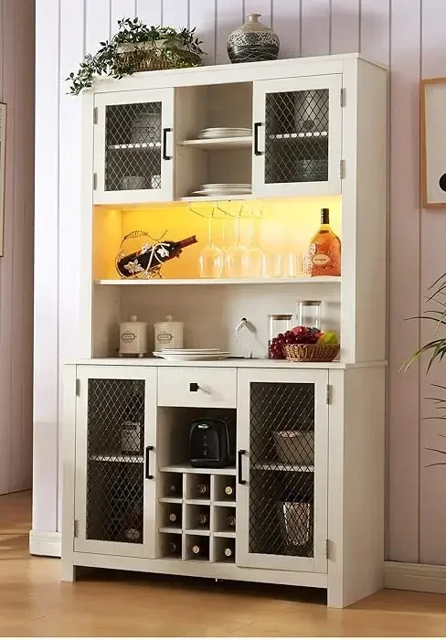Farmhouse Coffee Bar Cabinet