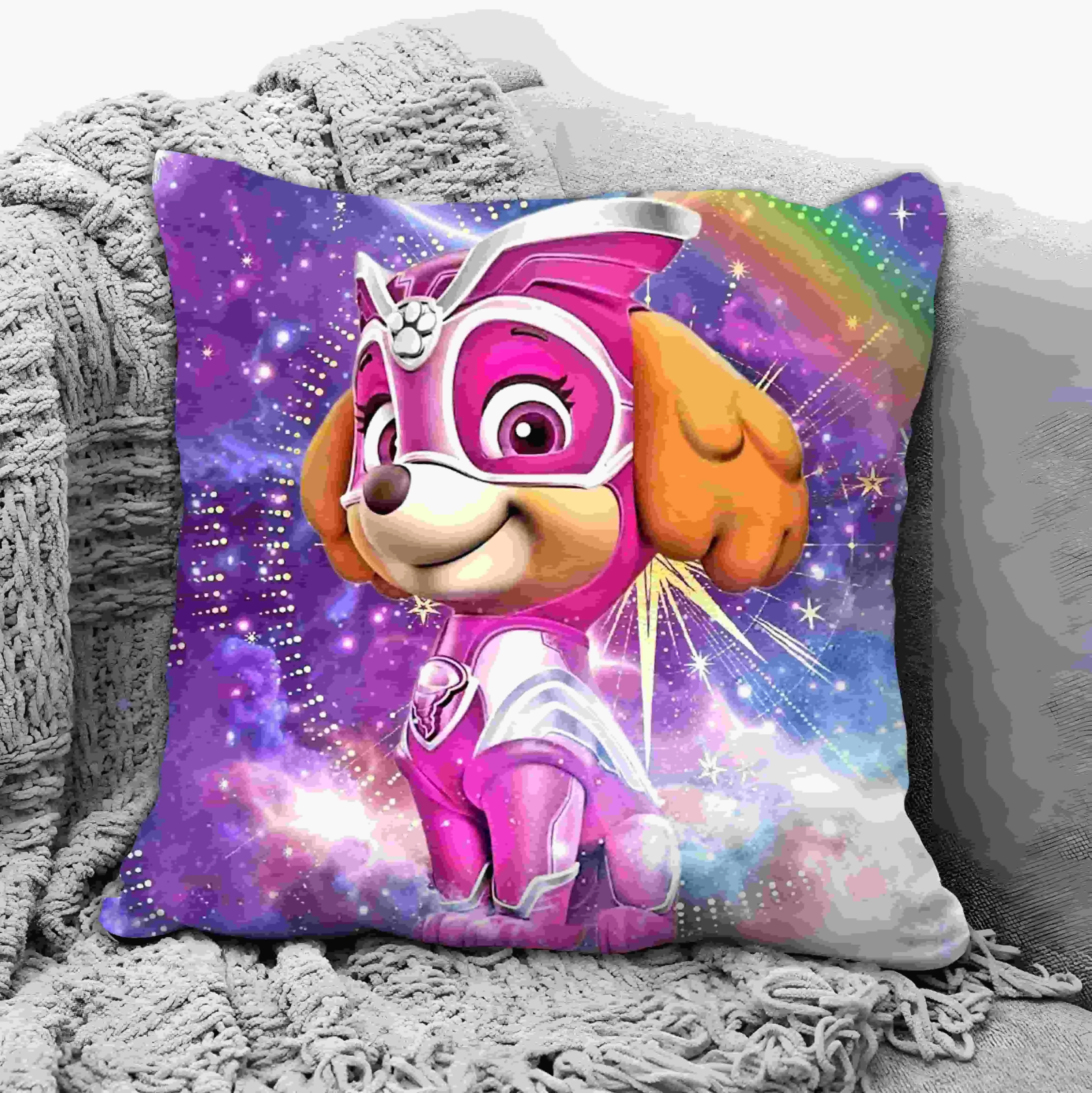 Cartoon Square Pillow Awaii Anime Soft Waist Sofa Cushion Printing Throw Pillow Throw Bedroom Pillows Cute dog