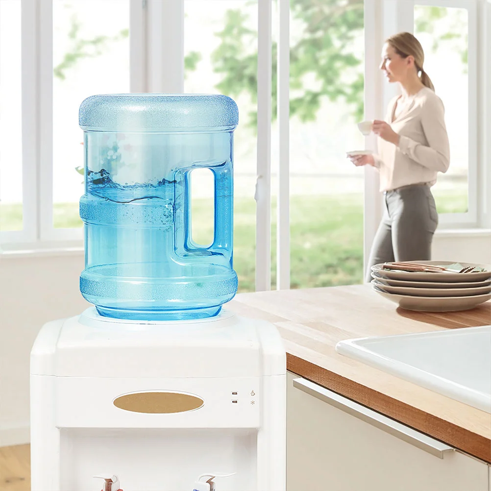 

5 Gallon Water Jug Plastic Crown Cap Reusable Water Bottle Water Storage Bucket 2 Cap 5 Liters Water Container Camping Water
