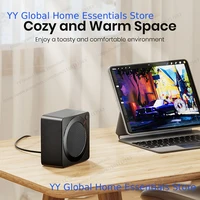 Небольшой персональный обогреватель мощностью 500 Вт: керамический настольный обогреватель PTC с быстрым нагревом и защитой от перегрева для использования в офисе в помещении. — изображение 2