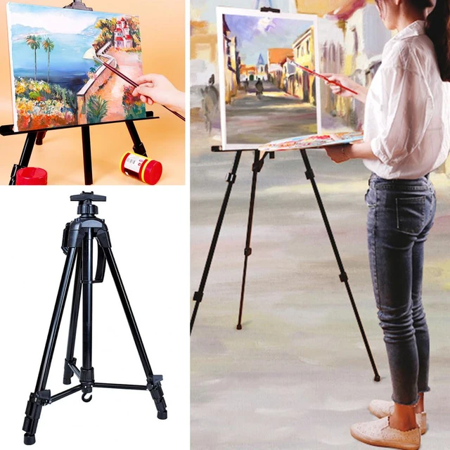Metal Easel Angle Adjustable Free Lifting Support Widened Bracket Painting Canvas  easel stand for painting School