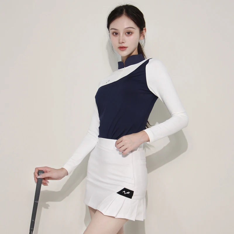 Autumn New Golf Women's Clothing Slim Fit, Slimming, Wrinkle Resistant, High-quality and Versatile Outdoor Leisure Sports
