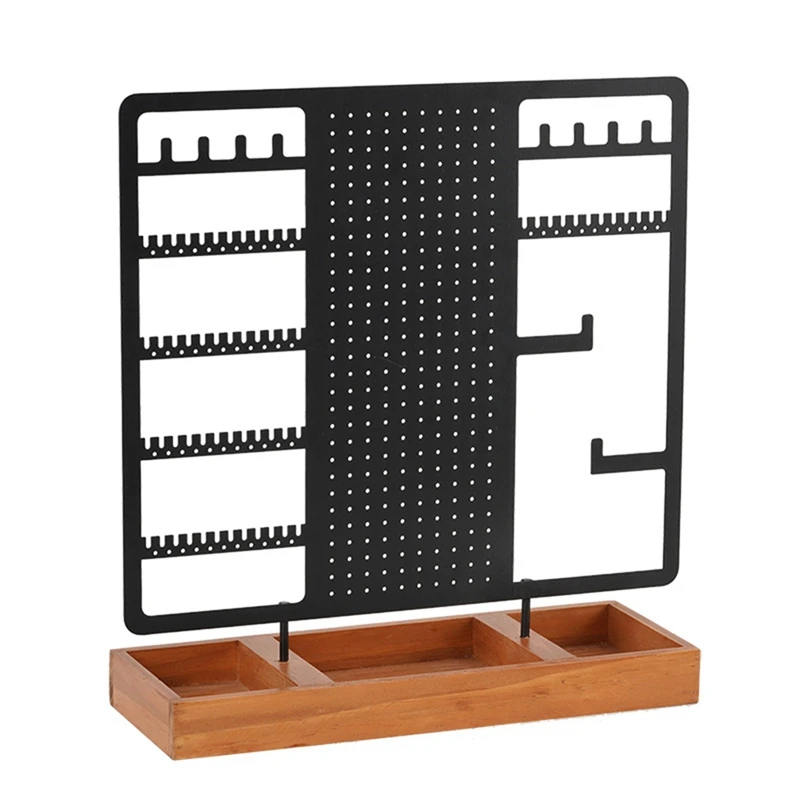 

High-End Black Multifunctional Jewelry Rack Jewelry Storage Earring Rack Jewelry Display Rack Earring Storage Easy To Use