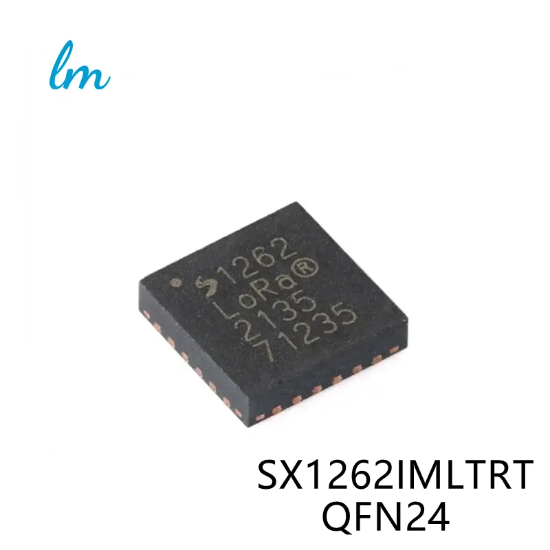 

5PCS/LOT Brand new original SX1262IMLTRT SX1262 QFN-24 IoT LORA chip global frequency band