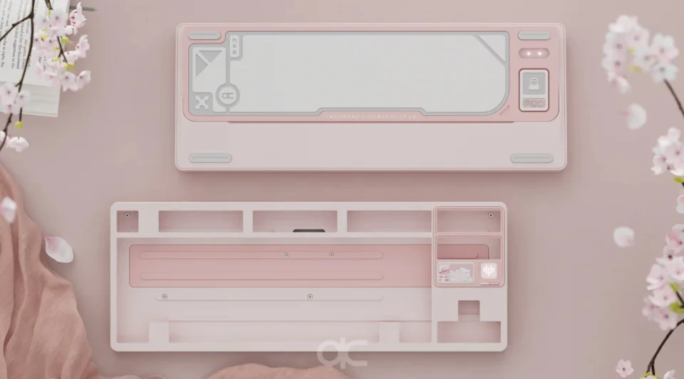 Qwertykeys-ワイヤレスメカニカルキーボードキット,アルミニウム