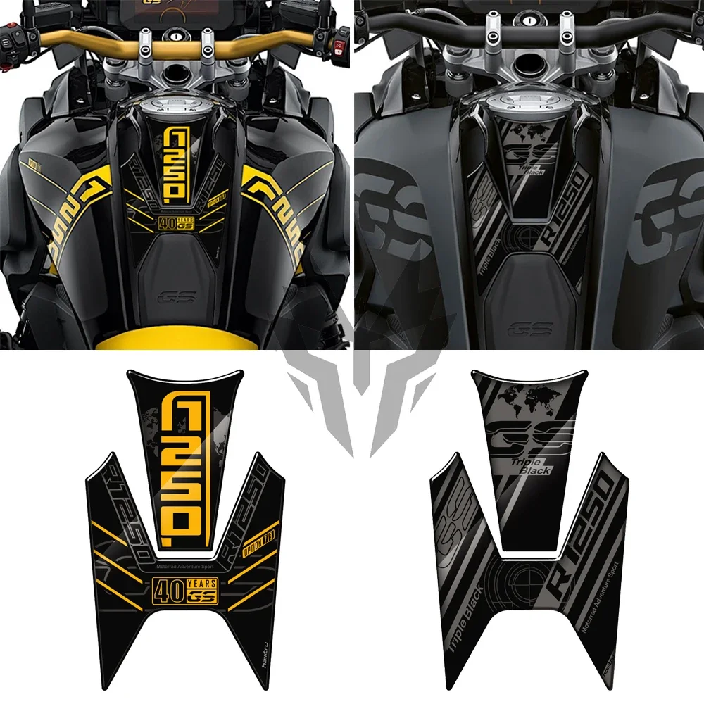 

Наклейка на бак бензина мотоцикла, бензина, масла, защитная крышка, наклейка для R1250GS 40 лет GS, тройные черные наклейки 2020 2021