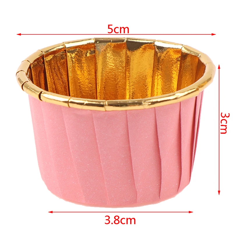 50/Pack Muffin Baking Cup Tray Case Cake Paper Cups Pastry Tools Party Supplies Cupcake Liner Cake Wrappers baking paper