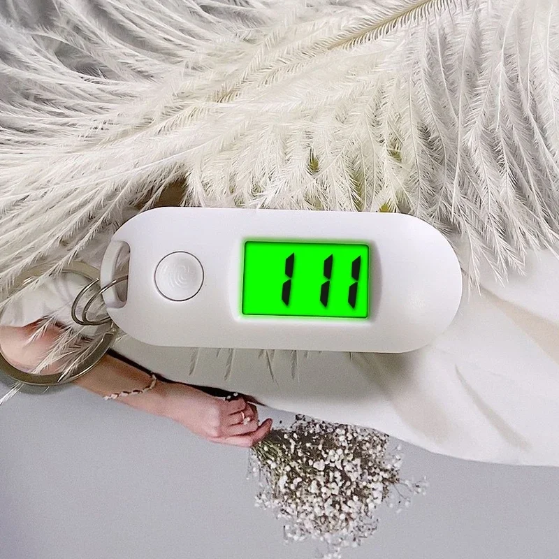 Mini Portable Digital Watch for Students Exam-Ready Quiet Design Library Friendly Pocket Watch Keychain Buckle