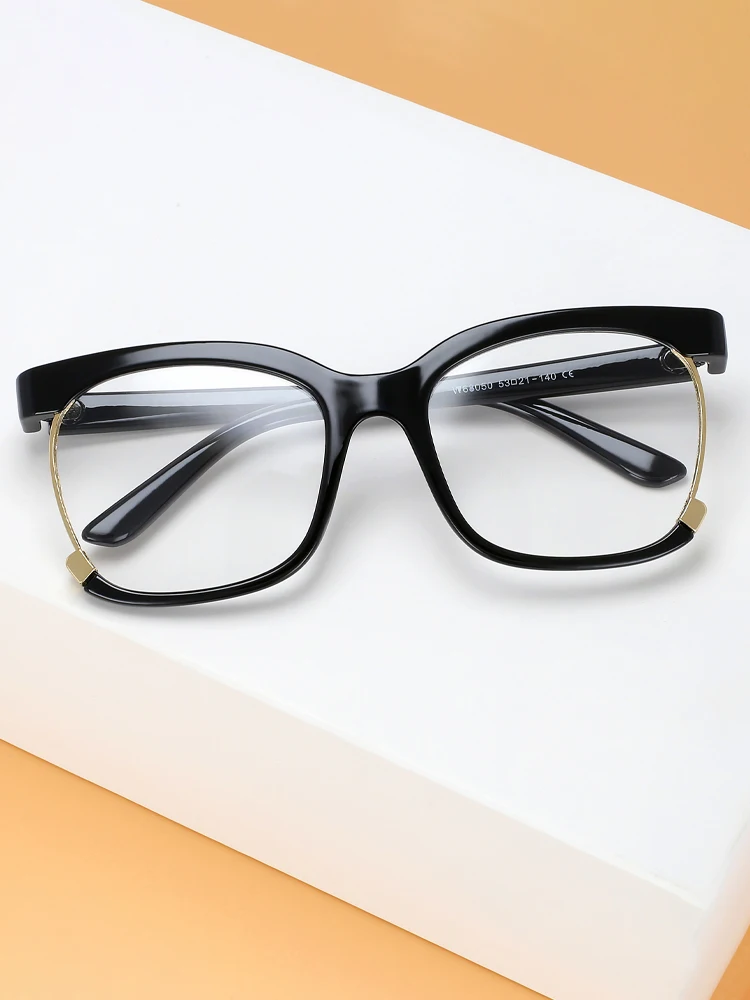 56536 Mode Frauen Marke Gläser Augenschutz Gläser Rahmen Quadrat Anti Blaues Licht Retro Transparent Mode Brillen – Detail 6