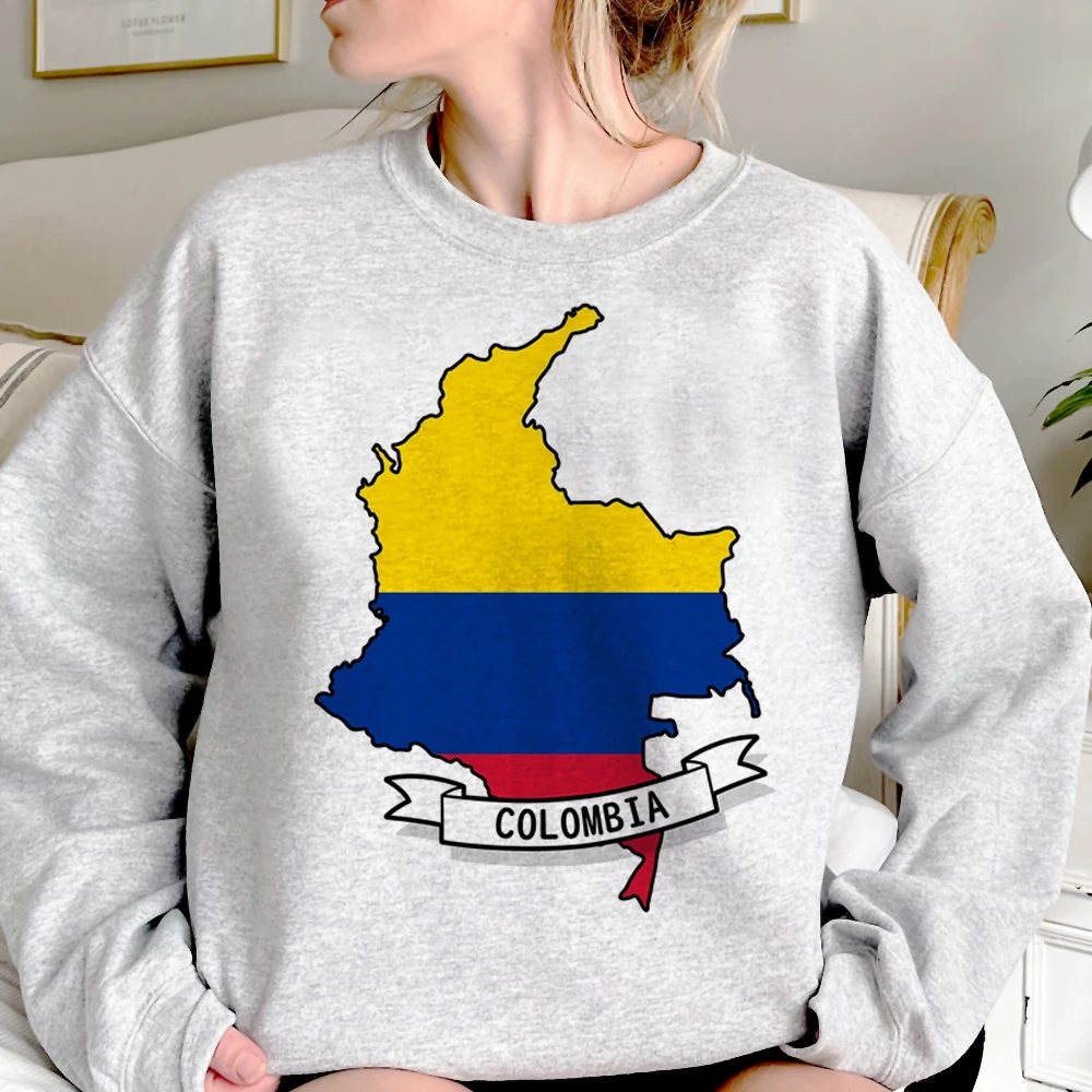 

Colombia hoodies women funny anime japanese 90s Pullover female Kawaii clothes