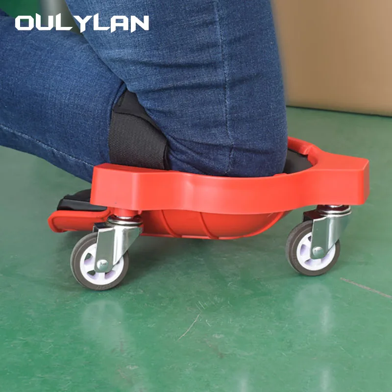

Rolling Knee Protection Pads with Wheels Kneeling Pulley Sliding Tile Floor Tiles Seams Universal Wheels Mobile Rolling Kneepads