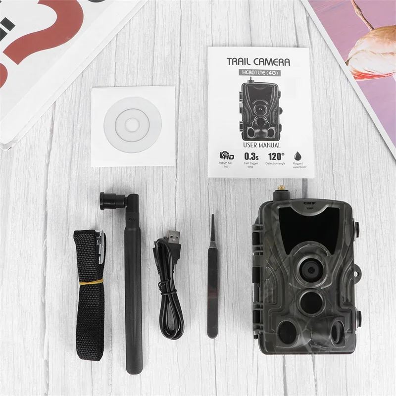 HC-801 Series APP Control 4G 20MP 1080P Hunting Trail Camera Wireless Wildlife Cameras 0.3S Trigger Night Vision