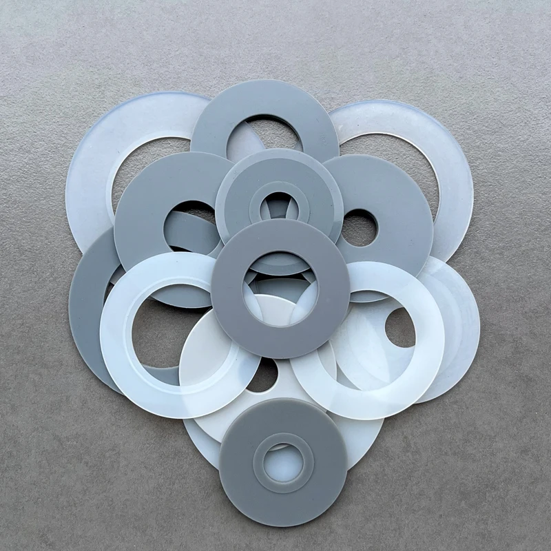 2pcs Toilet Toilet Water Tank Seal High Quality Silicone Drain Flush Valve Seal Washer Anti-leakage Accessory