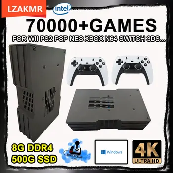 8G Ram Super Console di gioco x king 500G Gaming SSD Batocera 3865U 70000 + Giochi per Wii PS2 XBOX PSP Switch N64 Maniglia wireless 1