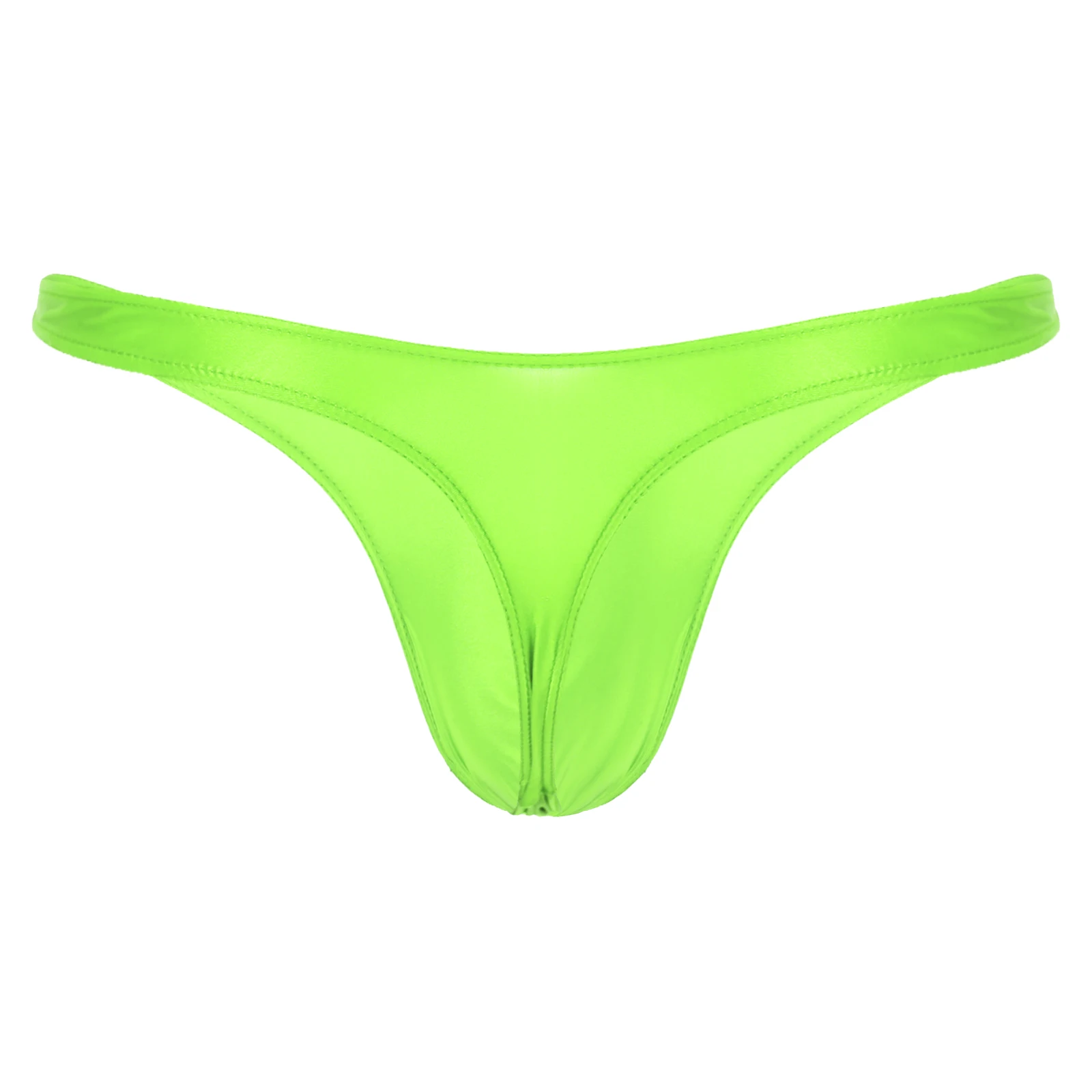 Mutandine Uomo Marsupio Perizoma Vita Bassa - Slip Bikini Schiena A T Lucido Sfacciato